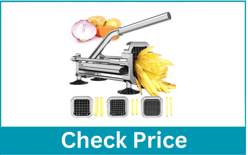 Befano  Stainless Steel Potato Cutter with 12 Inch, 38 Inch and 14 Inch Blades 
