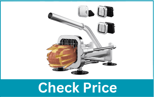 EASCANDY French Fry French Fry Cutter, Heavy Duty Potato 