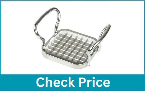 HOME BASICS French Fry Cutter Stainless Steel French Fry Slicer