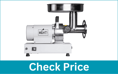 MEAT! Commercial.75 HP Meat Grinder with 3 Stuffing Tubes