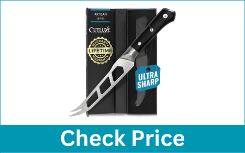 CUTLUXE - Hollow Ground Blade Soft Cheese Knife