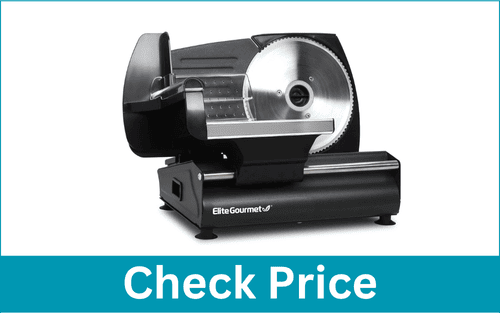 ELITE GOURMET EMT-625B Compact Food Meat Slicer