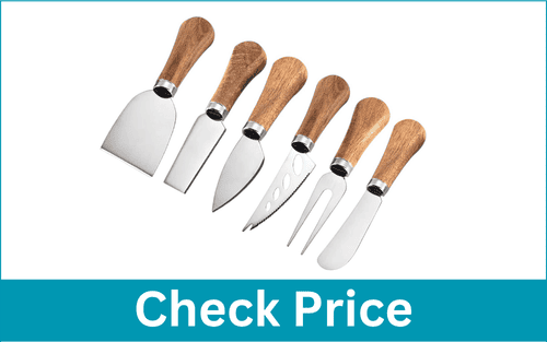 GUOJANFON Cheese Knife Set - 6 cheese tools