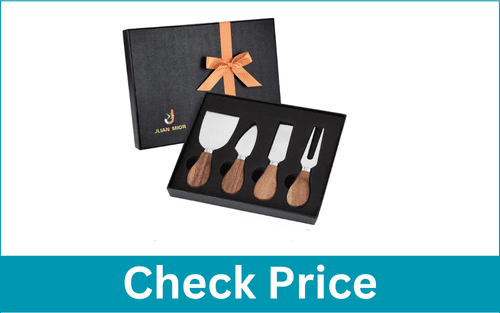 JLIAN MIOR - Acacia Wood Handles Knife Set