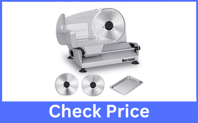 BORLEBBI 200W Electric Food Slicer Machine