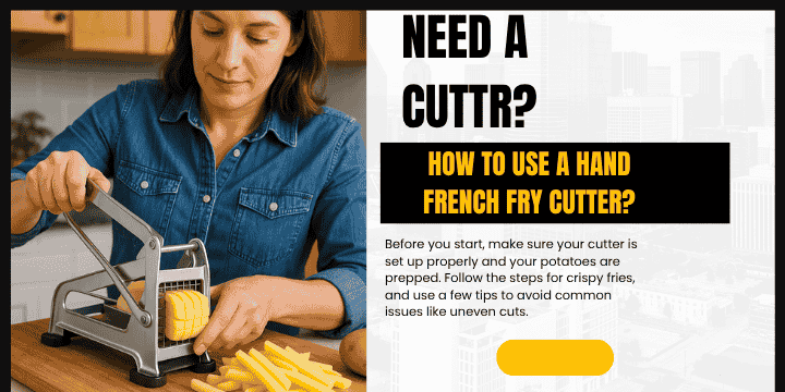 How To Use A Hand French Fry Cutter