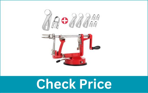 ACOTUM Strong Suction Base Stainless Steel Kitchen Gadget Slicer Corer Peeler Apple