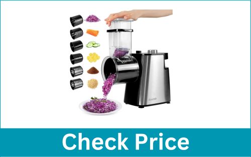 ANATOLE Stainless Steel 250W Vegetable Kitchen Grater Cheese Electric