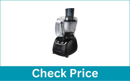 BLACK+DECKER 8 Cup Food Processor Stainless Steel Blade for Vegetable Chop and Cheese Grate