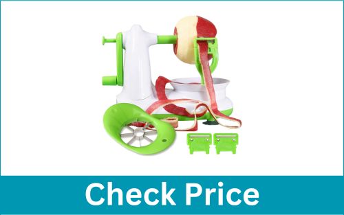 EZMO 8 Wedges Heavy Duty Stainless Steel Kitchen Cutter Slicer Apple Peeler Corer