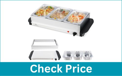 GIASTEX Electric Buffet Server Warmer