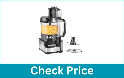 HAMILTON BEACH 10 Cup Easy Clean Bowl Food Processor Vegetable Chopper for Cheese Grating