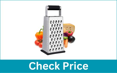KAISHUN 4 Stainless Steel Slicer Convenience Kitchen Gadgets Cheese Grater Box
