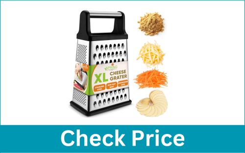 SPRING CHEF XL Box 4-Sided Stainless  Tool Grater Cheese Parmesan