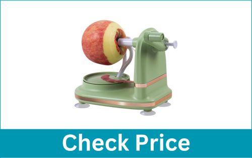 VEELAM Quick Pie Maker Kitchen Gadget 2 Blades Durable Apple Corer Peeler Slicer