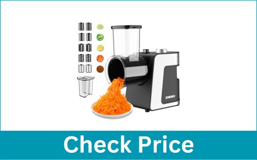 ZOHOKO 5 In 1 Professional For Vegetables Fruits Grater Cheese Electric