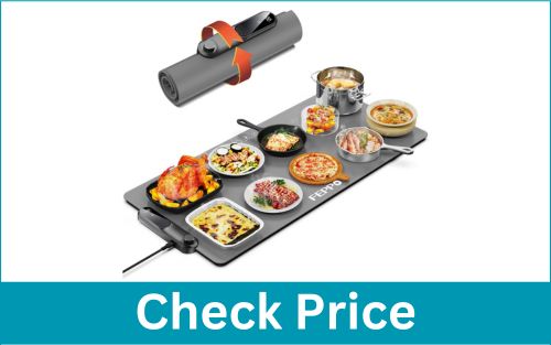 FEPPO XXL 35x16 Inch Adjustable Temperature Warming Tray