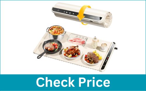 LNNIW Portable Fast Heating Electric Warming Tray