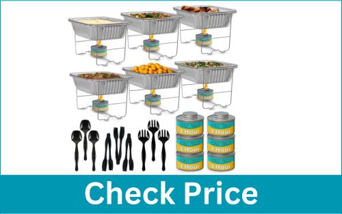 PELTO Disposable Half Size Chafing Set