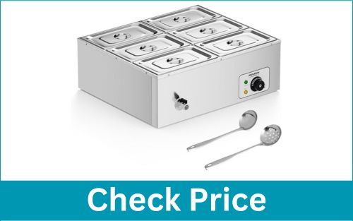 ROVSUN 6-Pan Steam Table
