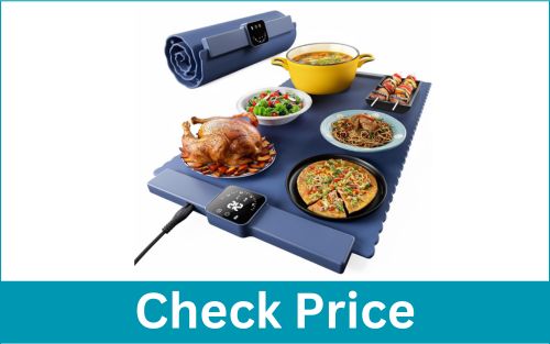 Relixcozy 5 Temp-Settings Silicone Food Warming Pad