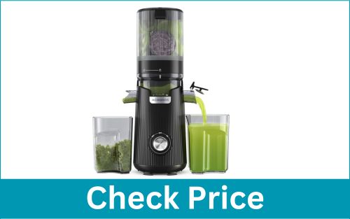 ACOQOOS 5.3” Wide Chute Auto-Feed Cold Press Juicer