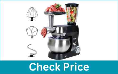 LIFECREEK 3-in-1 Stand Mixer 660W Stainless