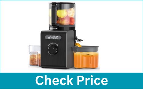 SMALLHOO Cold Press 6.5″ Feed High Yield Juicer