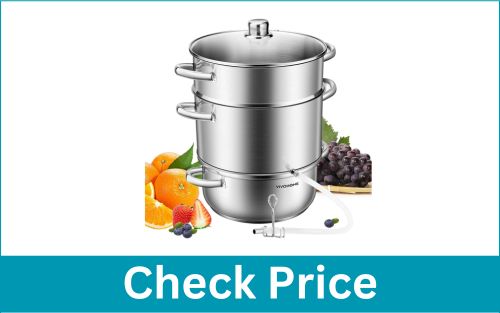 VIVOHOME 9.3QT Stainless Steel Fruit Steamer