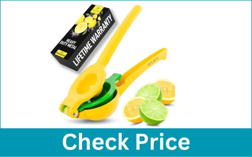 ZULAY KITCHEN 2-in-1 Metal Manual Lemon Juicer
