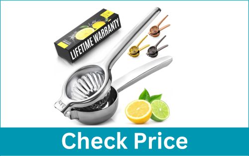 ZULAY KITCHEN Stainless Steel Manual Press Lemon Juicer