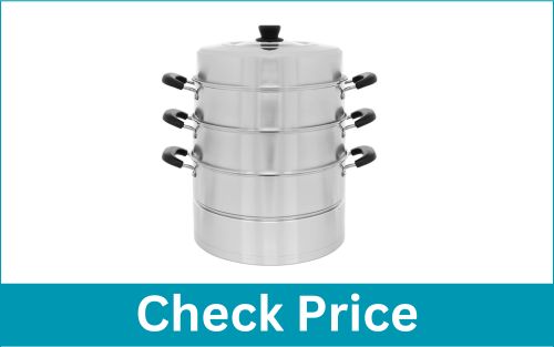 CONCORD 26CM Four-Tier Stainless Steamer