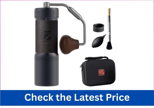 1Zpresso J-Ultra Iron Gray Adjustable Hand Grinder for Pour Over