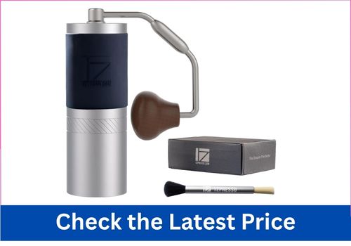 1Zpresso Silver Manual Coffee Grinder Hand Grinder for Pour Over