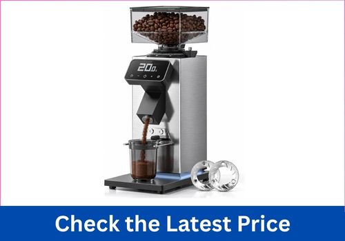 AMZCHEF Adjustable Settings Espresso Coffee Grinder