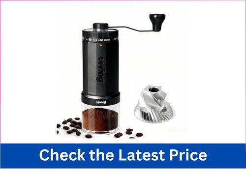 CEVING 60g Large Capacity Hand Burr Coffee Grinder