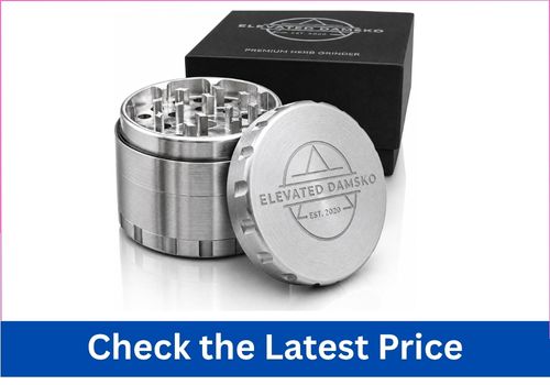 Elevated Damsko Premium Stainless Steel Weed Grinder