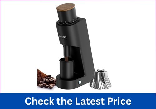 Geimori GU38 Stainless Steel Stepless Espresso Coffee Grinder