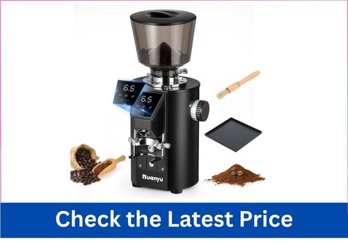 HUANYU Touchscreen Reinforced Commercial Coffee Grinder