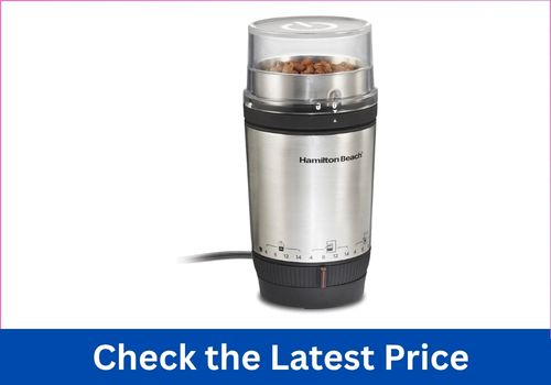 Hamilton Beach One-Press Coffee Grinder 