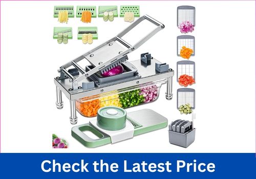 IPOVIPO Stainless Steel Vegetable Chopper