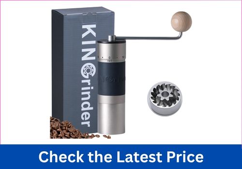  KINGRINDER K2 Stainless Steel Manual Grinder Compact Burr Coffee Grinder