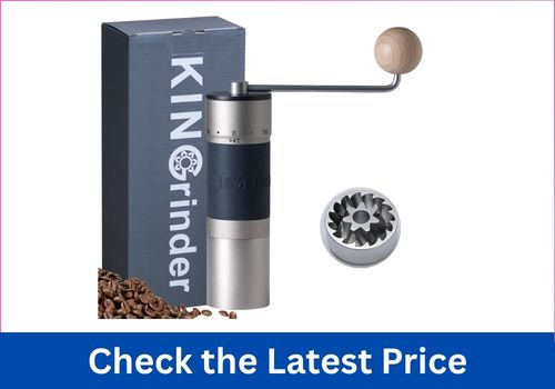 KINGrinder Manual Stainless Steel All Purpose Coffee Grinder