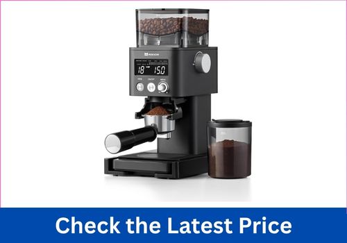  MOKKOM Conical Burr Adjustable Espresso Coffee Grinder