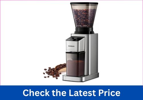 SHARDOR Adjustable Touchscreen Electric Coffee Grinder 