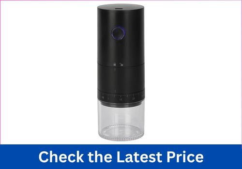 TOBEFORT Portable Electric Adjustable Coffee Grinder Compact Burr Coffee Grinder